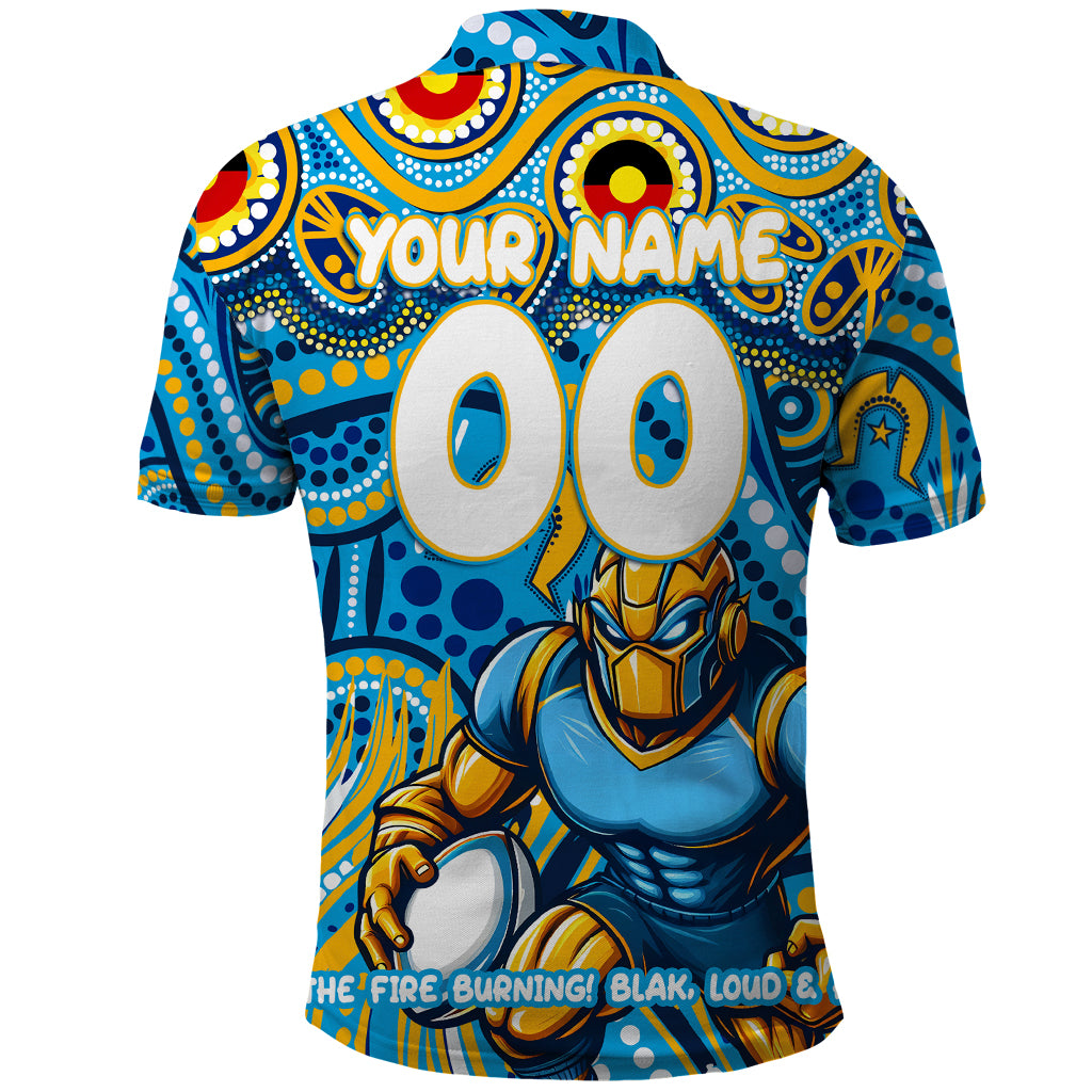 Custom Australia NAIDOC Week 2024 Polo Shirt Titans Mascot Keep The Fire Burning - Vibe Hoodie Shop