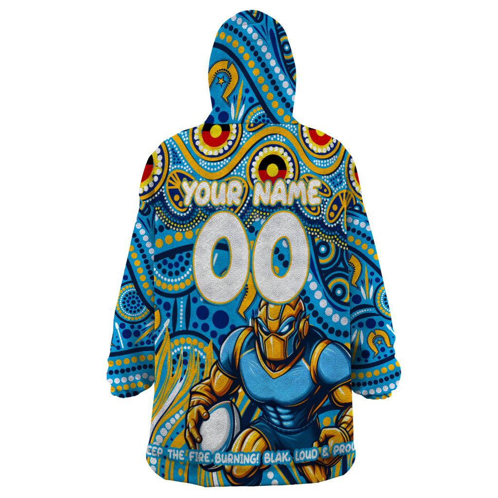 Custom Australia NAIDOC Week 2024 Wearable Blanket Hoodie Titans Mascot Keep The Fire Burning - Vibe Hoodie Shop