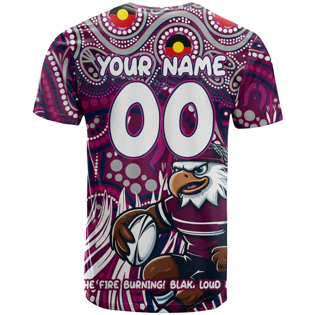 Custom Australia NAIDOC Week 2024 T Shirt Sea Eagles Mascot Keep The Fire Burning - Vibe Hoodie Shop