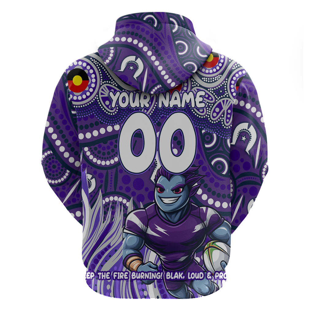 Custom Australia NAIDOC Week 2024 Hoodie Melbourne Storm Mascot Keep The Fire Burning - Vibe Hoodie Shop