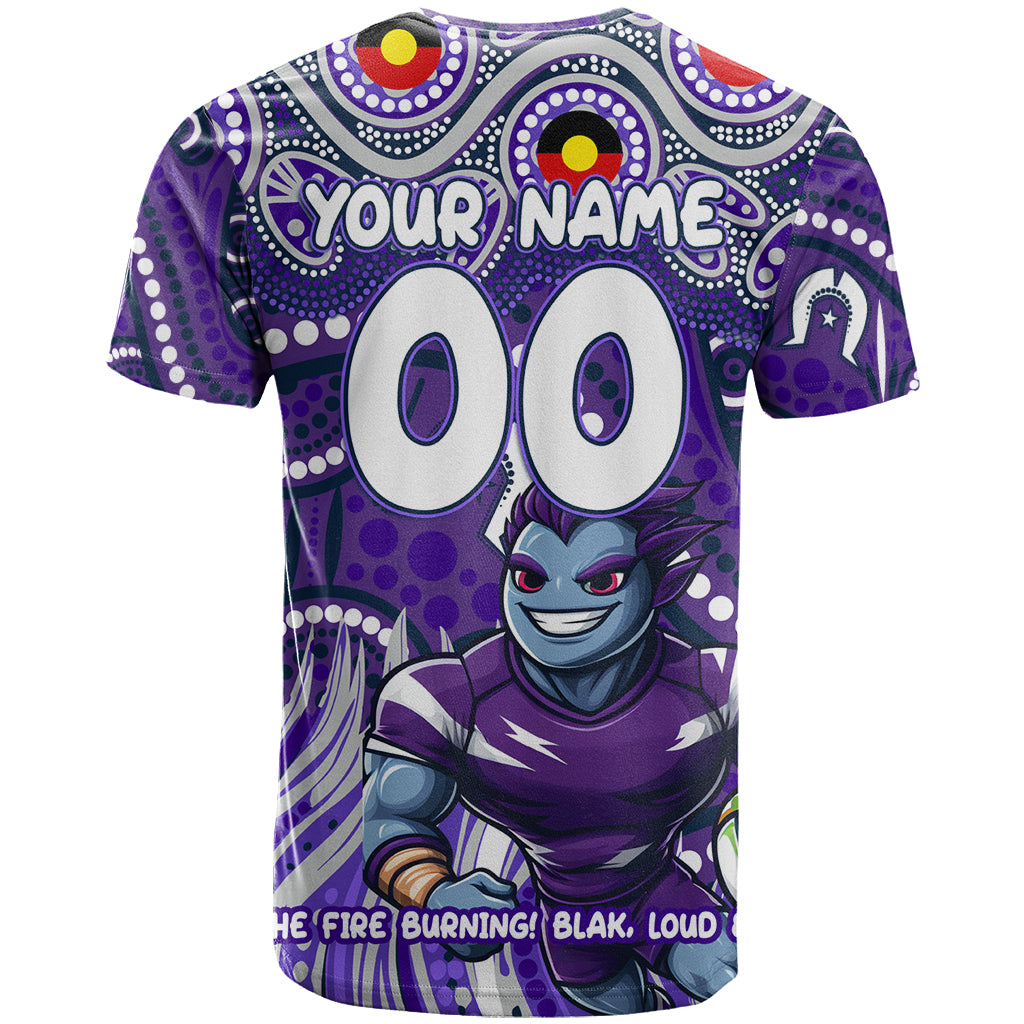 Custom Australia NAIDOC Week 2024 T Shirt Melbourne Storm Mascot Keep The Fire Burning - Vibe Hoodie Shop