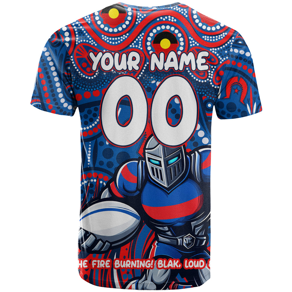 Custom Australia NAIDOC Week 2024 T Shirt Newcastle Knights Mascot Keep The Fire Burning - Vibe Hoodie Shop