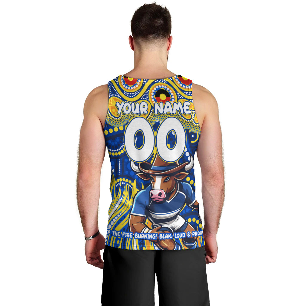 Custom Australia NAIDOC Week 2024 Men Tank Top Cowboys Mascot Keep The Fire Burning - Vibe Hoodie Shop