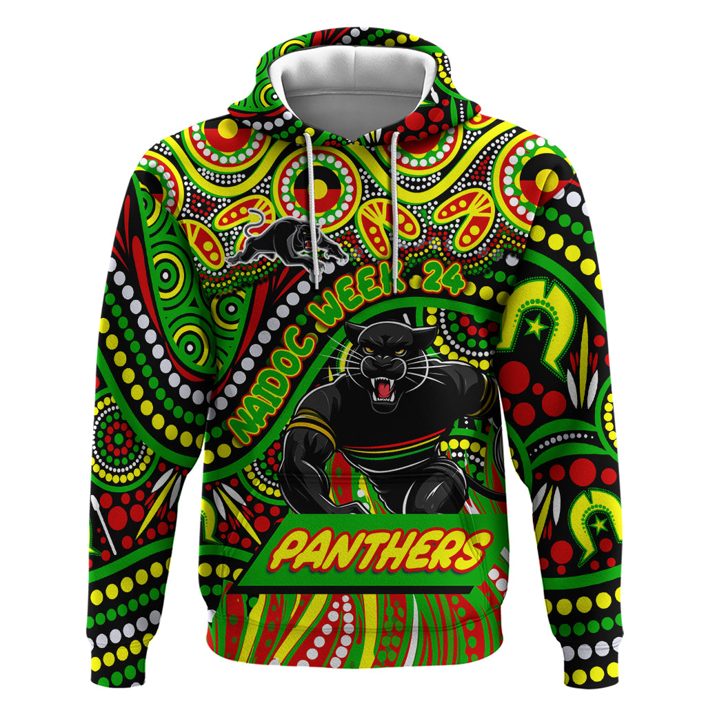Custom Australia NAIDOC Week 2024 Hoodie Penrith Panthers Mascot Keep The Fire Burning - Vibe Hoodie Shop