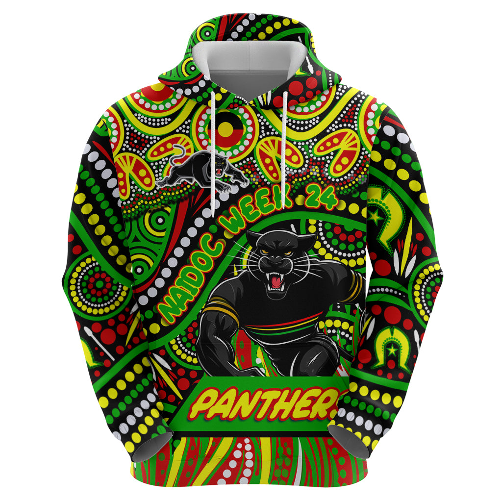 Custom Australia NAIDOC Week 2024 Hoodie Penrith Panthers Mascot Keep The Fire Burning - Vibe Hoodie Shop