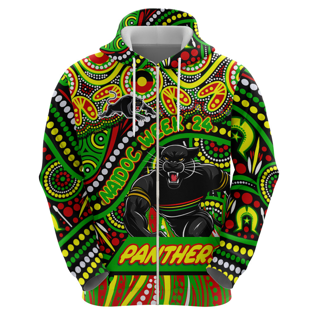 Custom Australia NAIDOC Week 2024 Hoodie Penrith Panthers Mascot Keep The Fire Burning - Vibe Hoodie Shop