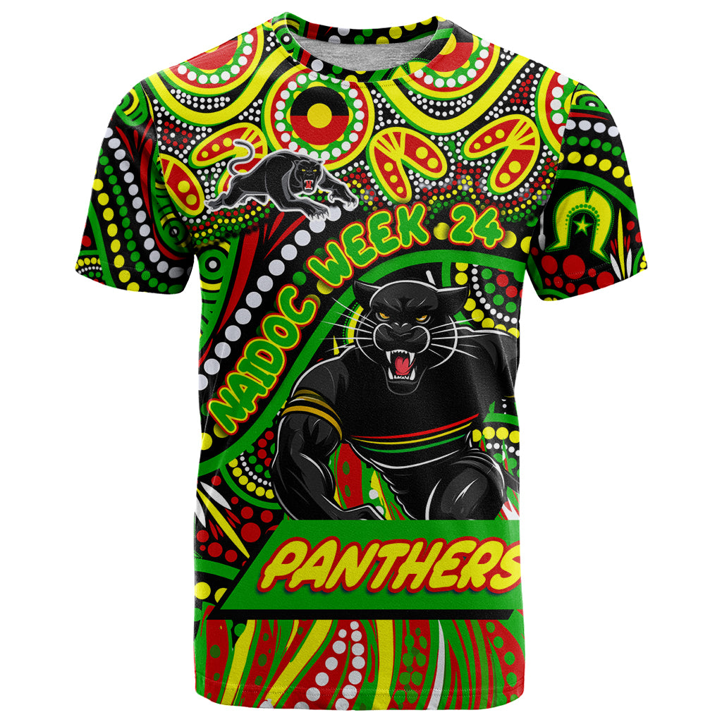 Custom Australia NAIDOC Week 2024 T Shirt Penrith Panthers Mascot Keep The Fire Burning - Vibe Hoodie Shop