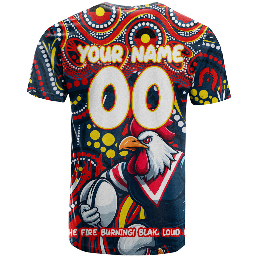 Custom Australia NAIDOC Week 2024 T Shirt Sydney Roosters Mascot Keep The Fire Burning - Vibe Hoodie Shop