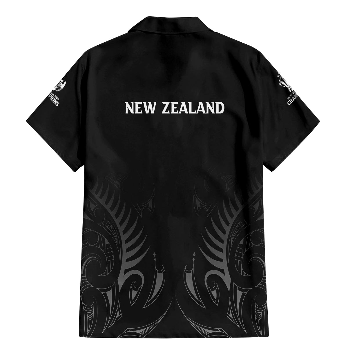 new-zealand-family-matching-mermaid-dress-and-hawaiian-shirt-rugby-2023-champions-black