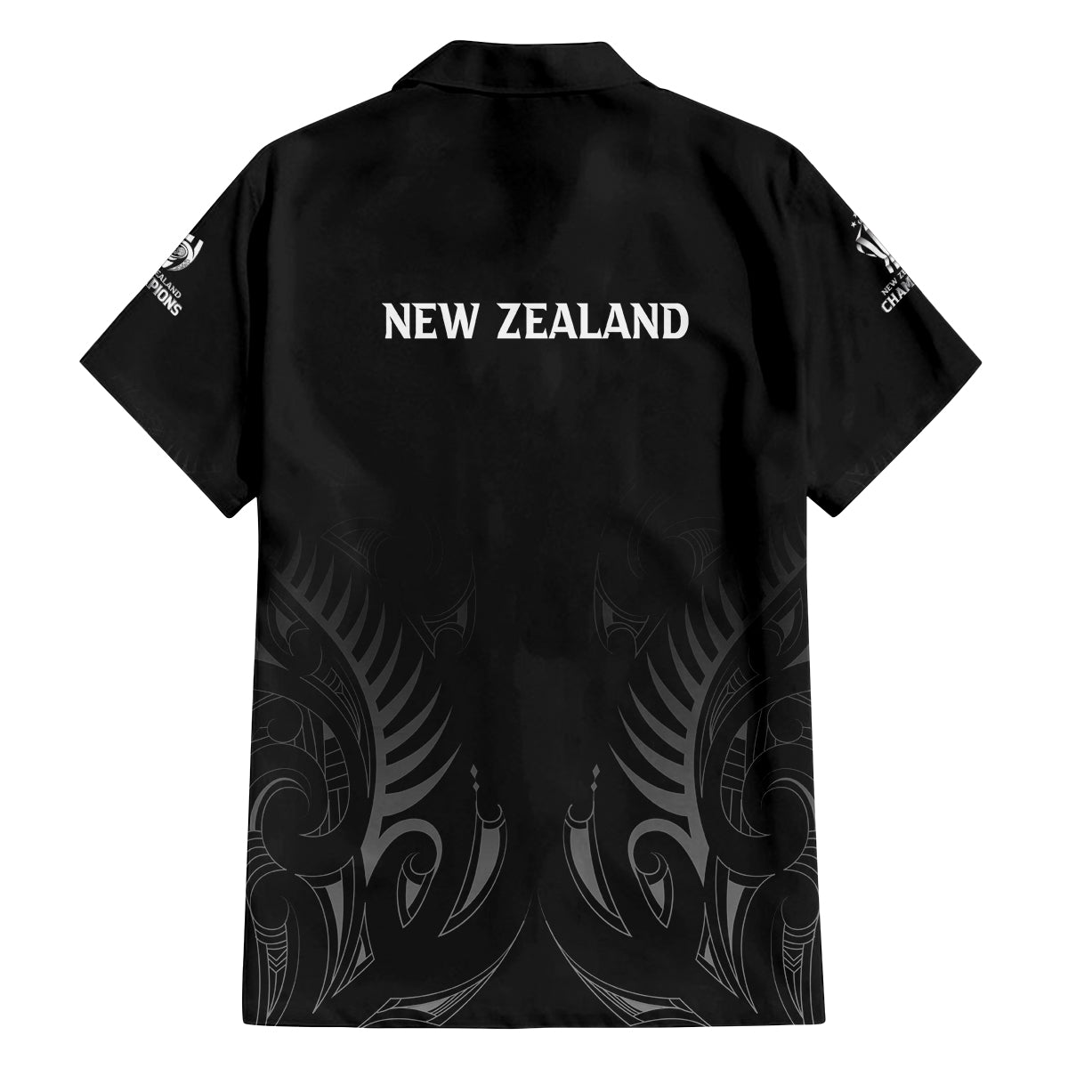 new-zealand-family-matching-off-shoulder-maxi-dress-and-hawaiian-shirt-rugby-2023-champions-black