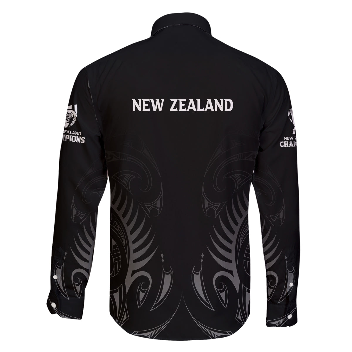 new-zealand-family-matching-off-shoulder-maxi-dress-and-hawaiian-shirt-rugby-2023-champions-black