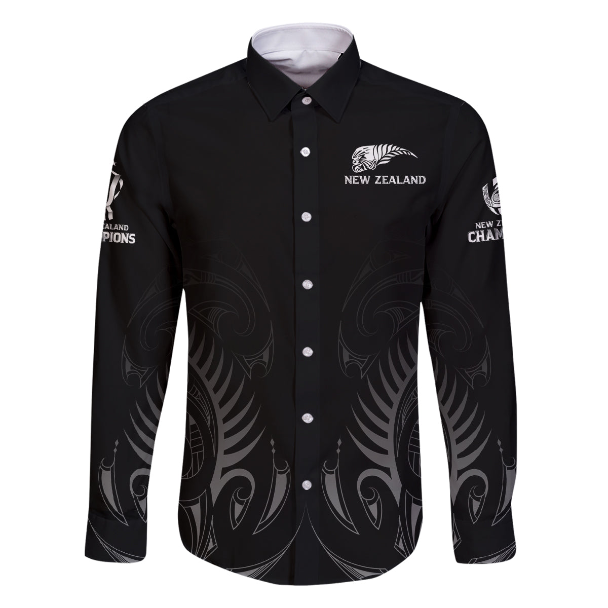 new-zealand-family-matching-off-shoulder-short-dress-and-hawaiian-shirt-rugby-2023-champions-black