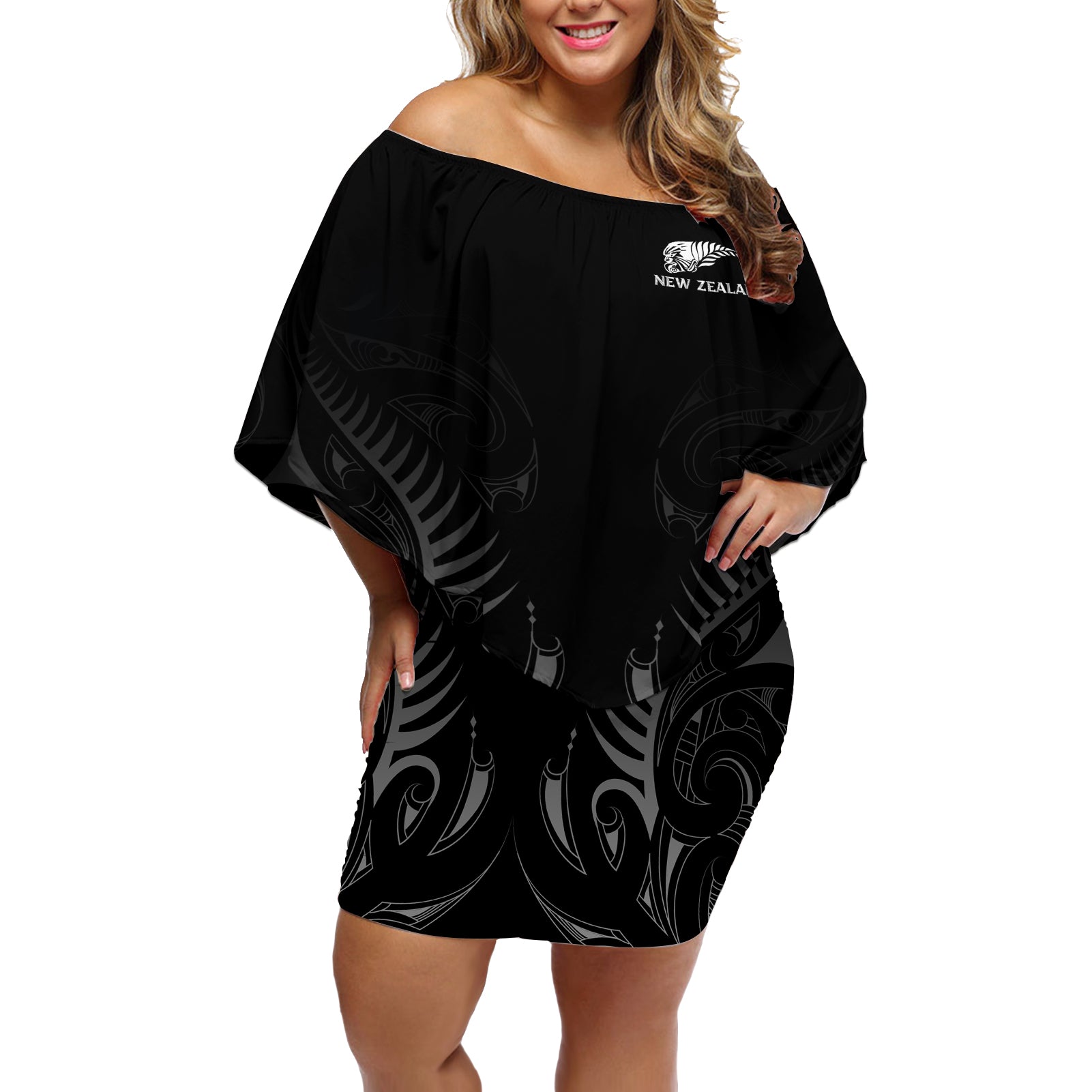 new-zealand-off-shoulder-short-dress-rugby-2023-champions-black