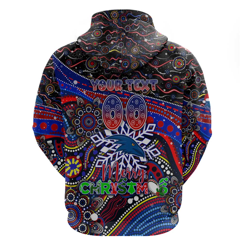 Merry Christmas AFL Adelaide Crows Hoodie Aboriginal Santa Football Mascot - Vibe Hoodie Shop