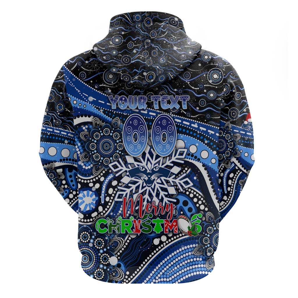 Merry Christmas AFL Cats Hoodie Aboriginal Santa Football Mascot - Vibe Hoodie Shop