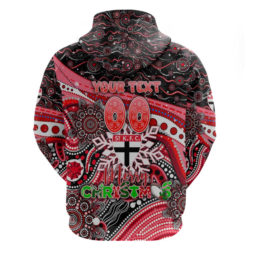 Merry Christmas AFL Saints Hoodie Aboriginal Santa Football Mascot - Vibe Hoodie Shop