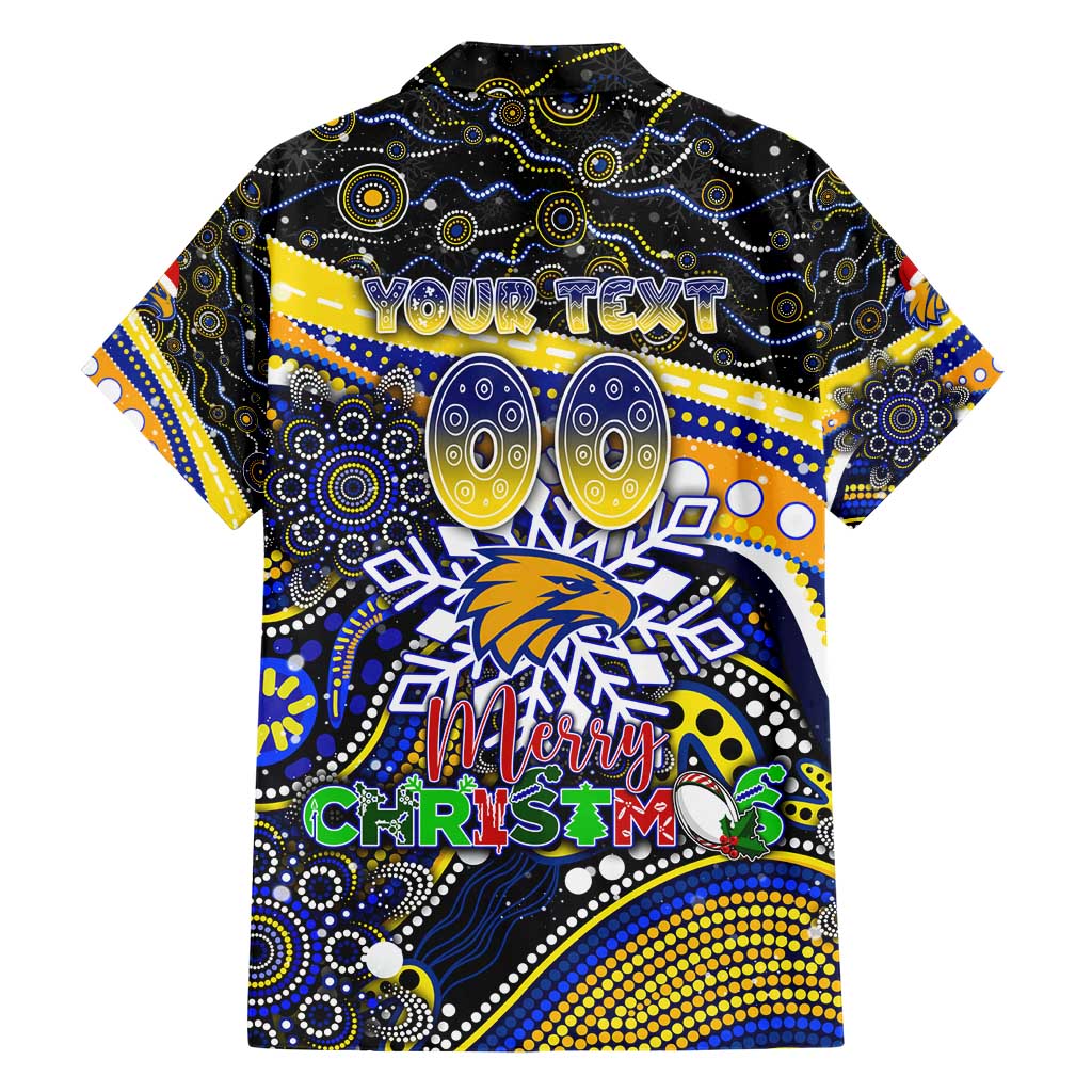 Merry Christmas AFL Eagles Hawaiian Shirt Aboriginal Santa Football Mascot - Vibe Hoodie Shop