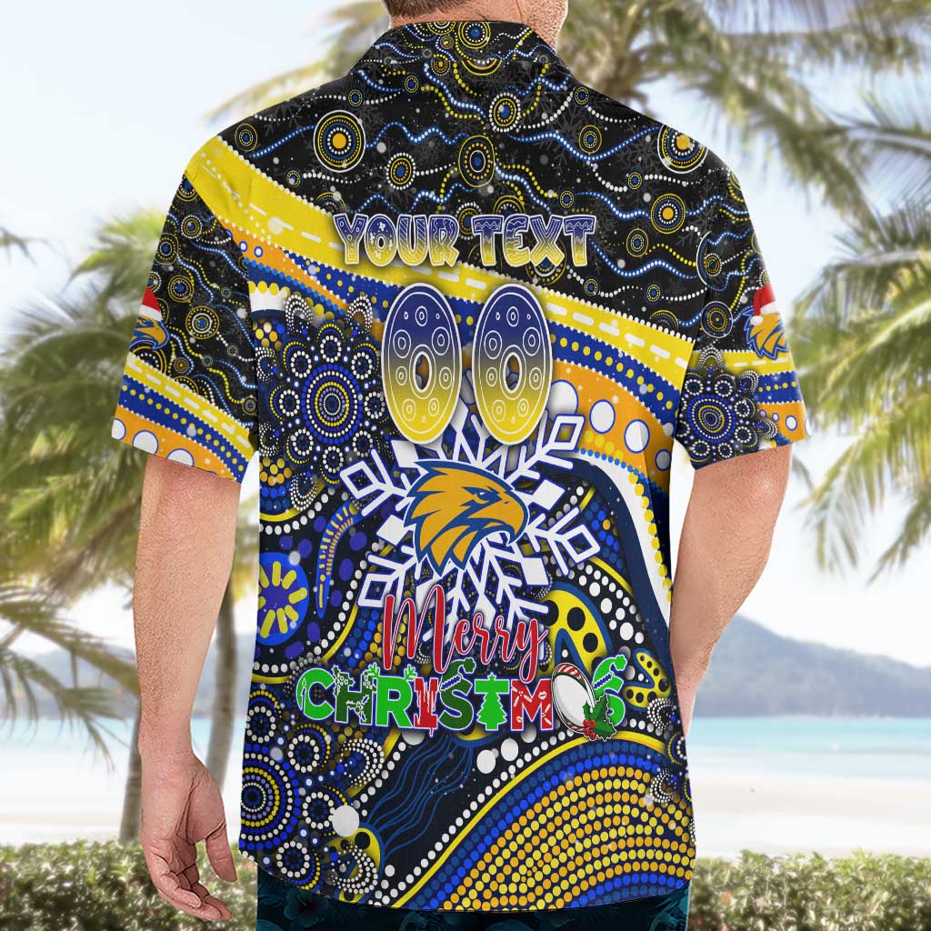 Merry Christmas AFL Eagles Hawaiian Shirt Aboriginal Santa Football Mascot - Vibe Hoodie Shop