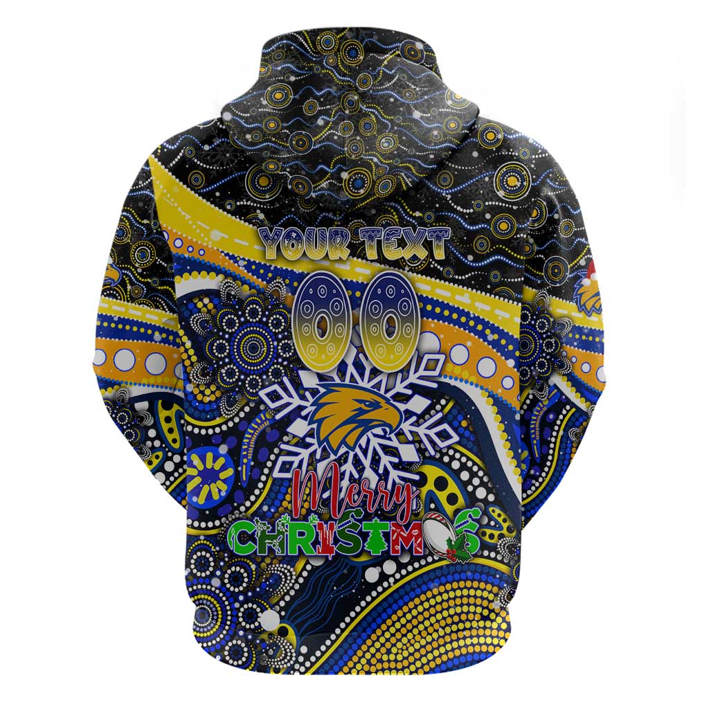 Merry Christmas AFL Eagles Hoodie Aboriginal Santa Football Mascot - Vibe Hoodie Shop