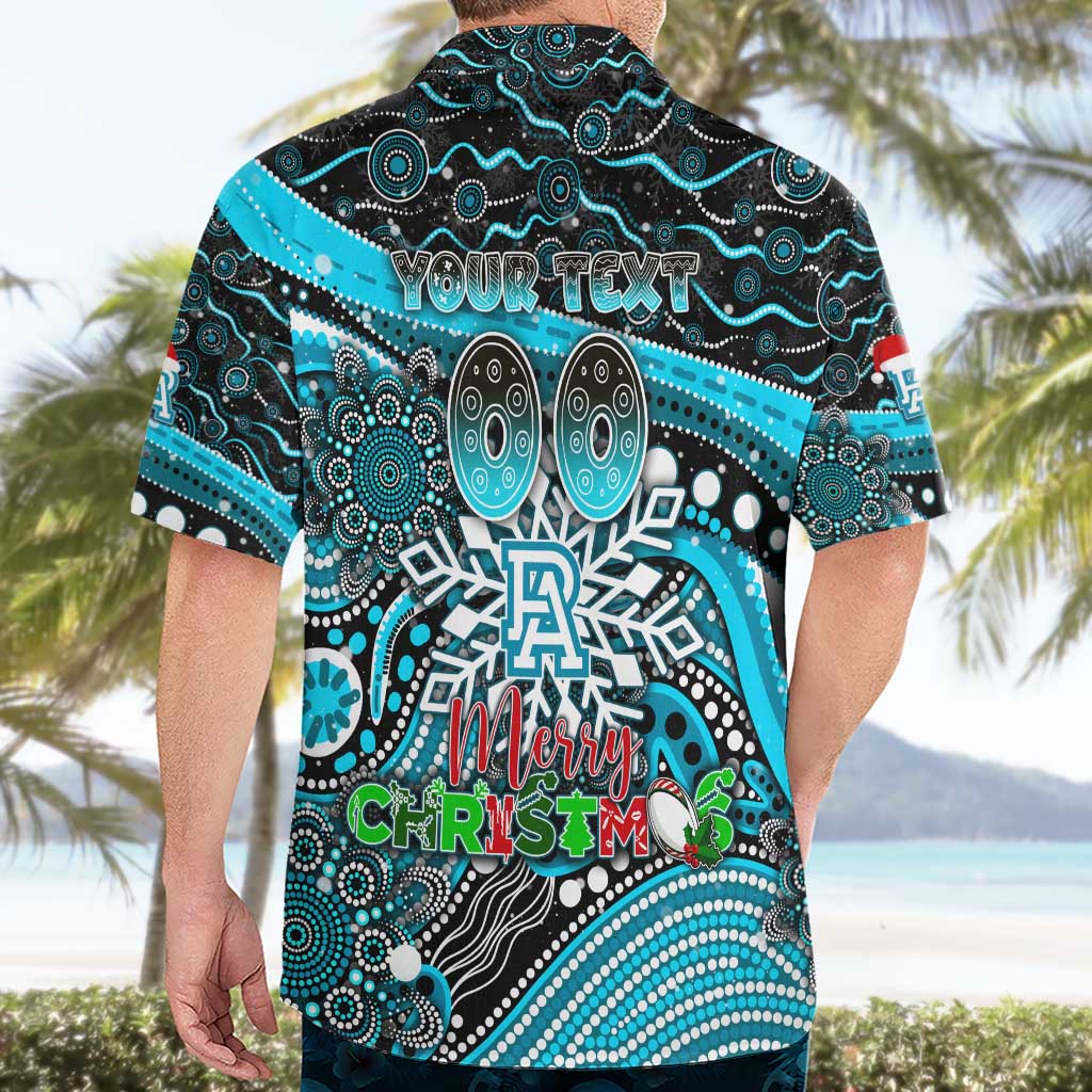 Merry Christmas AFL Power Hawaiian Shirt Aboriginal Santa Football Mascot - Vibe Hoodie Shop