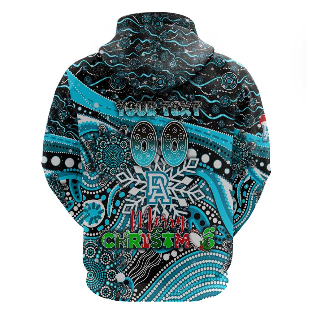 Merry Christmas AFL Power Hoodie Aboriginal Santa Football Mascot - Vibe Hoodie Shop