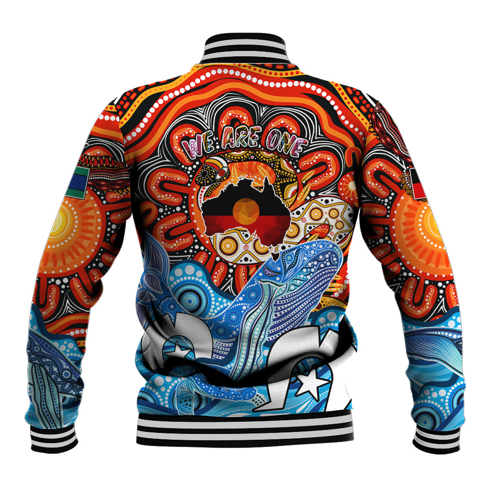 Aboriginal And Torres Strait Islands Baseball Jacket We Are One - Vibe Hoodie Shop