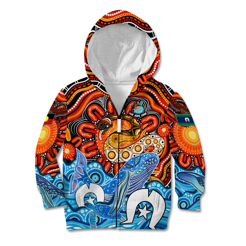 Aboriginal And Torres Strait Islands Kid Hoodie We Are One - Vibe Hoodie Shop