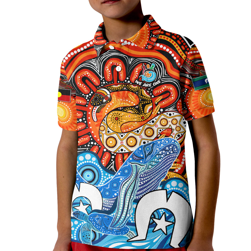 Aboriginal And Torres Strait Islands Kid Polo Shirt We Are One - Vibe Hoodie Shop