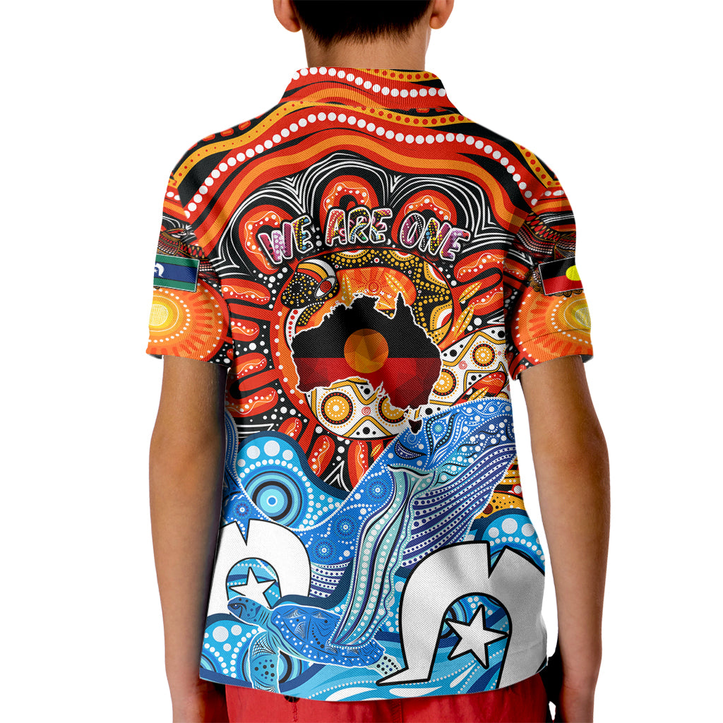 Aboriginal And Torres Strait Islands Kid Polo Shirt We Are One - Vibe Hoodie Shop