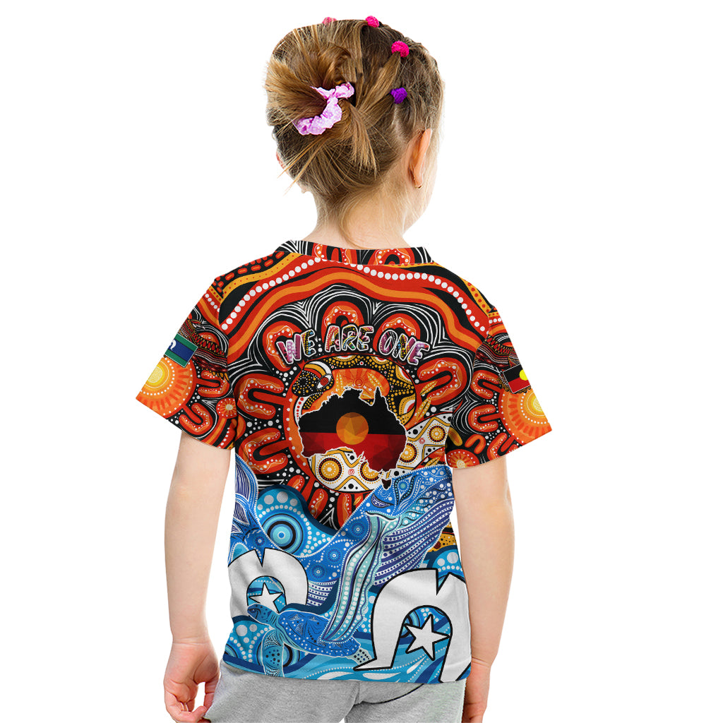 Aboriginal And Torres Strait Islands Kid T Shirt We Are One - Vibe Hoodie Shop