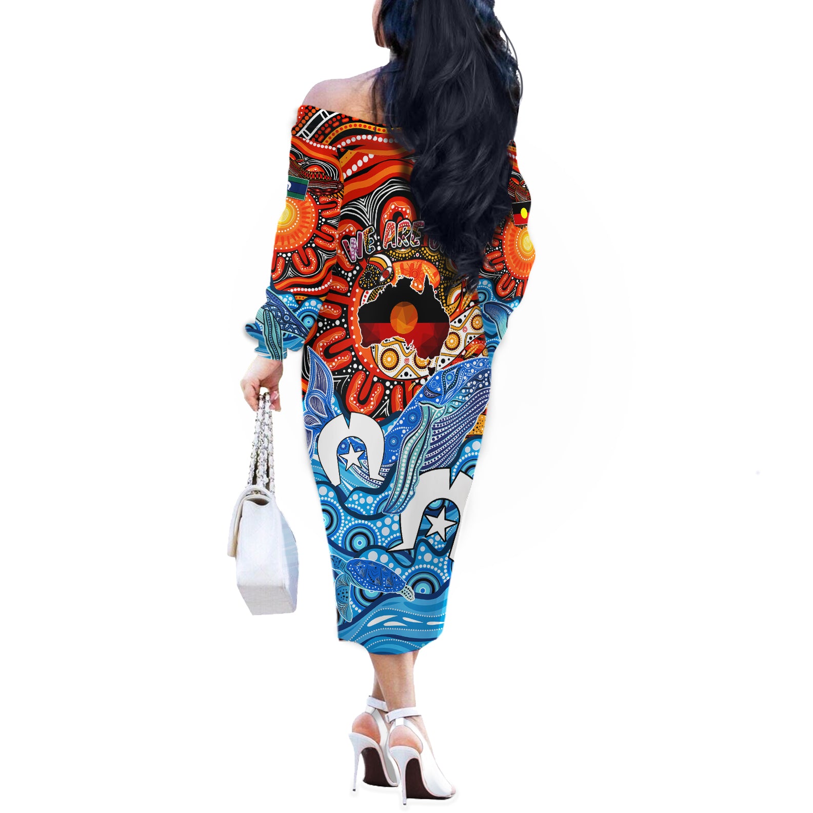 aboriginal-and-torres-strait-islands-off-the-shoulder-long-sleeve-dress-we-are-one