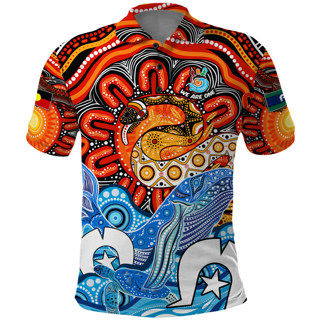 Aboriginal And Torres Strait Islands Polo Shirt We Are One - Vibe Hoodie Shop