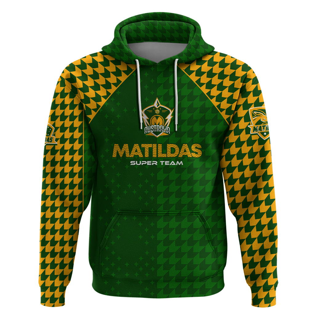 Personalised Australia Soccer Matildas Hoodie Super Team - Vibe Hoodie Shop