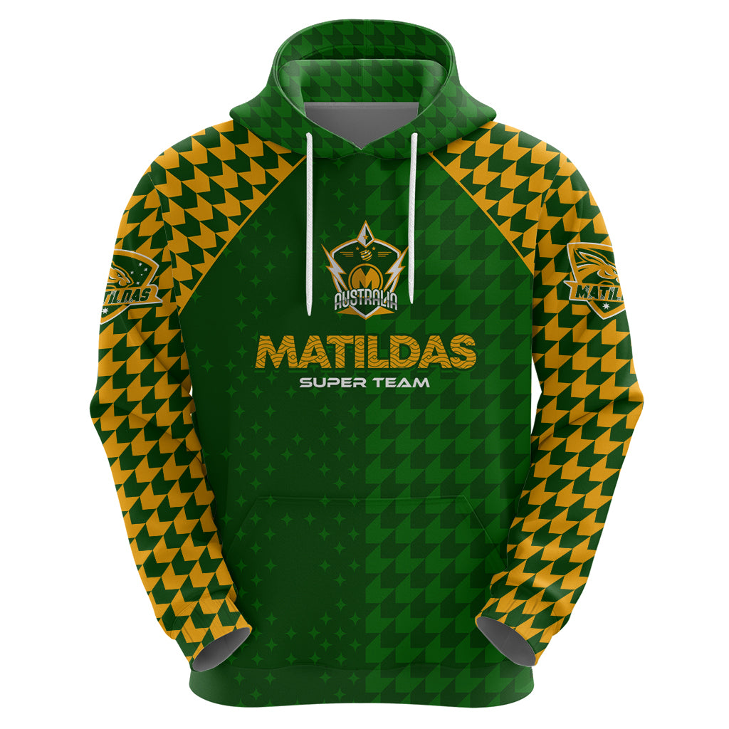 Personalised Australia Soccer Matildas Hoodie Super Team - Vibe Hoodie Shop