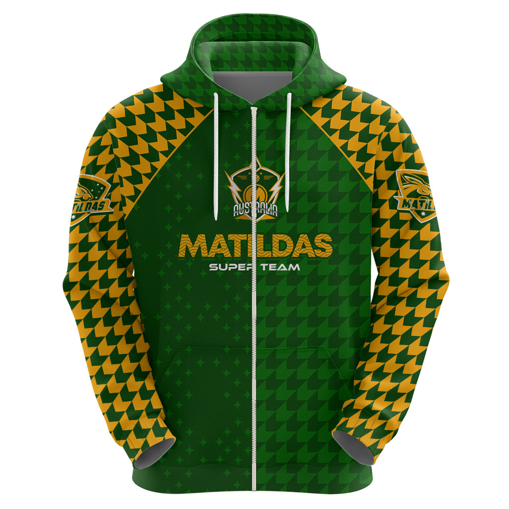 Personalised Australia Soccer Matildas Hoodie Super Team - Vibe Hoodie Shop