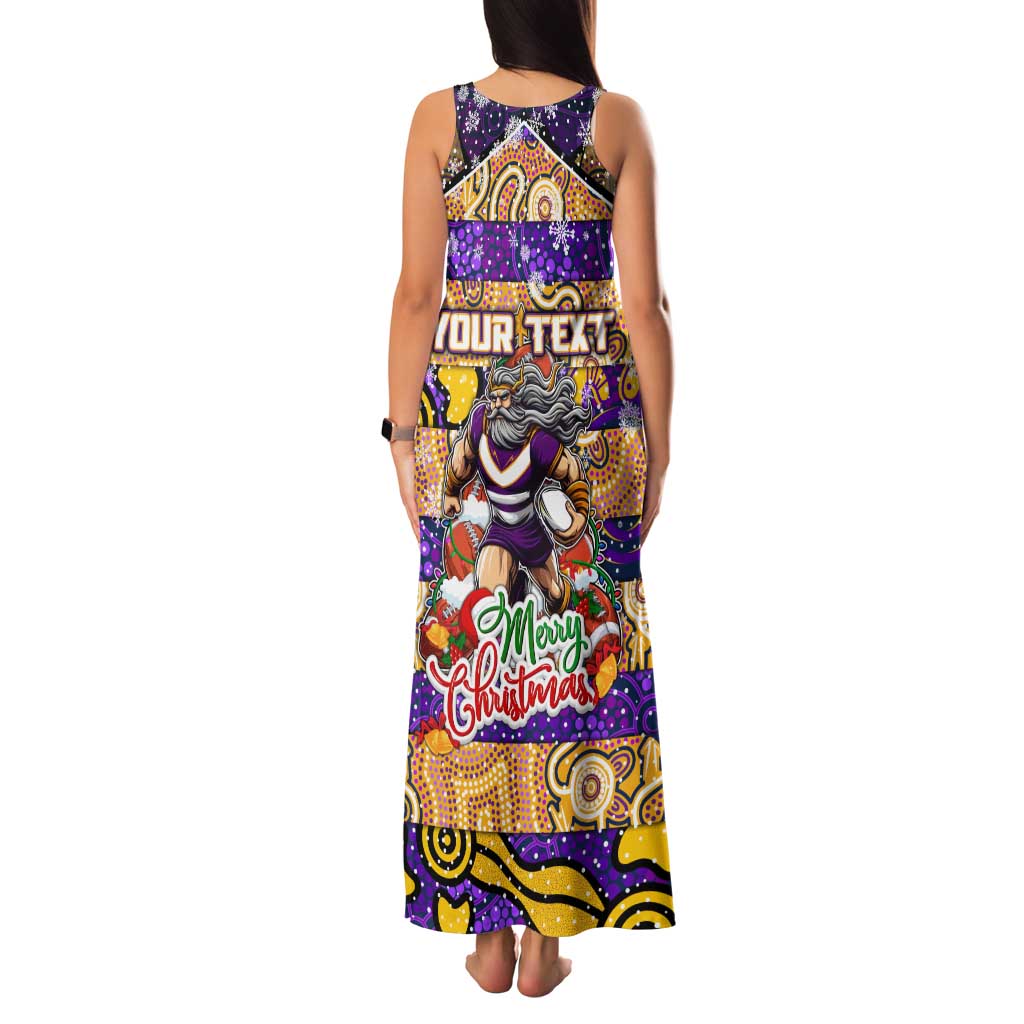 Custom Storm Rugby Merry Christmas Family Matching Tank Maxi Dress and Hawaiian Shirt Indigenous Australian Art