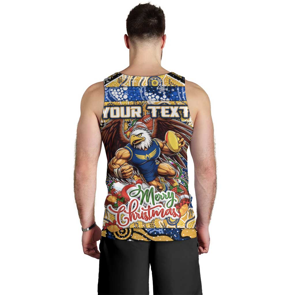 Custom Eagles Football Merry Christmas Men Tank Top Indigenous Australian Art - Vibe Hoodie Shop