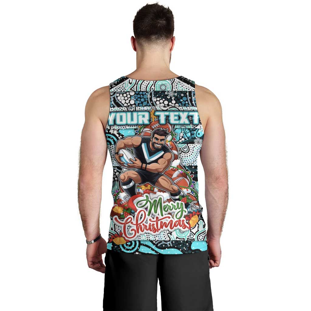 Custom Power Football Merry Christmas Men Tank Top Indigenous Australian Art - Vibe Hoodie Shop