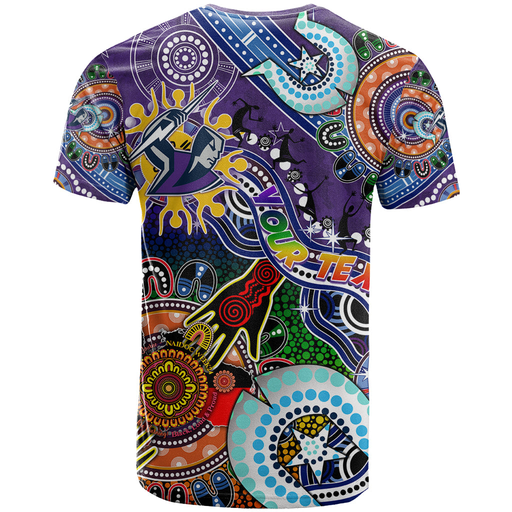 Personalised Storm NAIDOC Week 2024 T Shirt Australia Aboriginal Dot Painting - Vibe Hoodie Shop