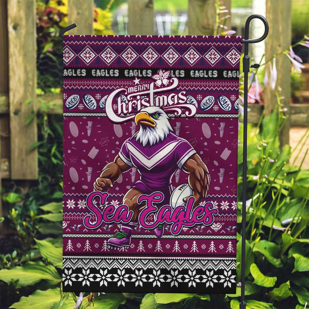 Sea Eagles Rugby Xmas Garden Flag Australia NRL Mascot - Vibe Hoodie Shop