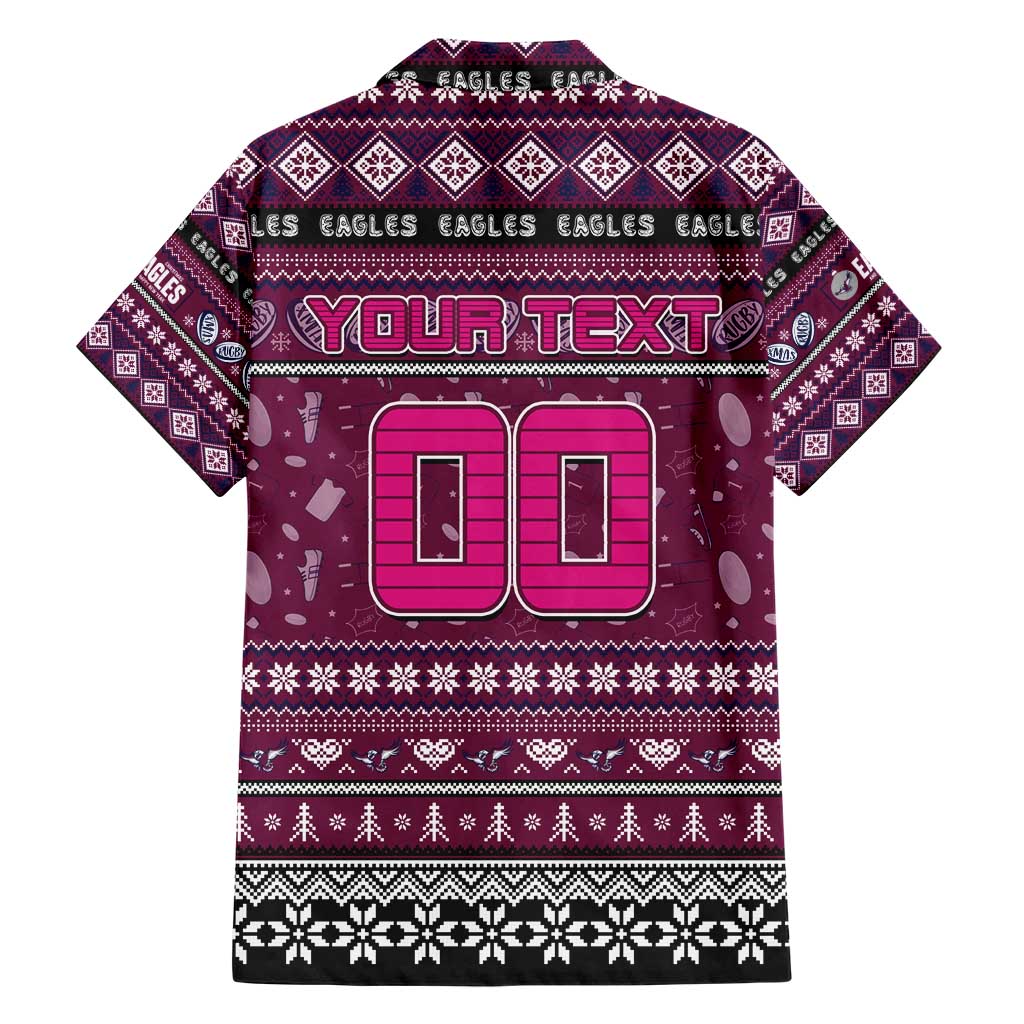 Personalized Sea Eagles Rugby Xmas Hawaiian Shirt Australia NRL Mascot - Vibe Hoodie Shop