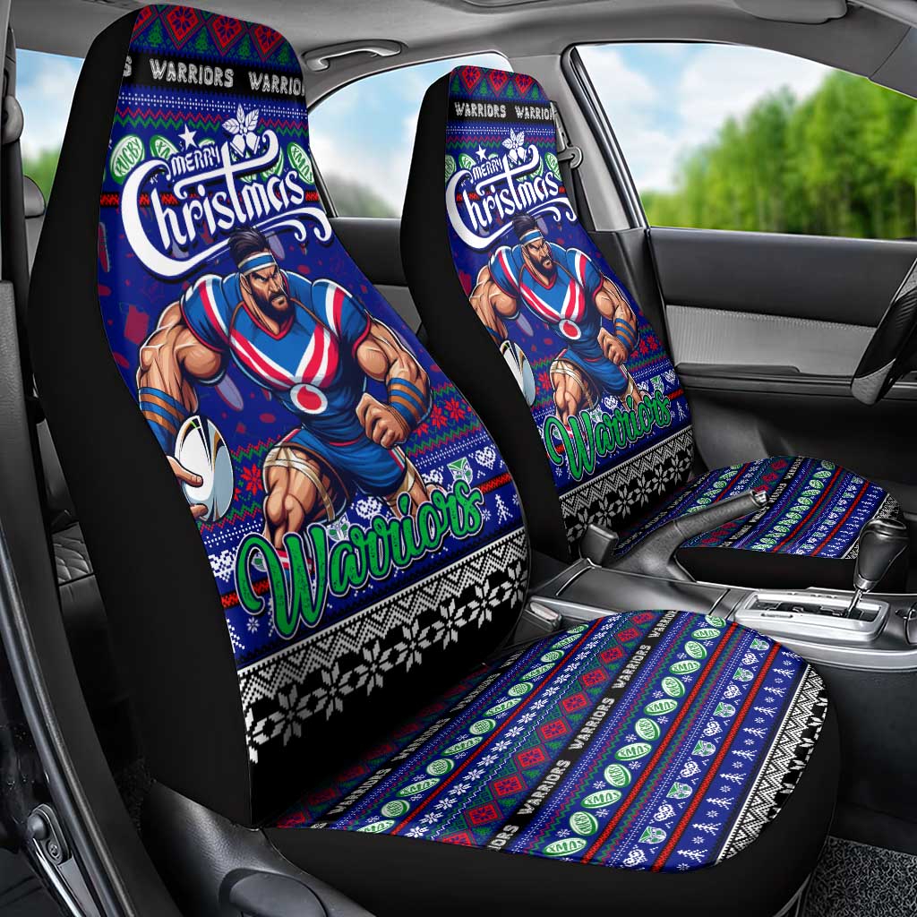 New Zealand Warriors Rugby Xmas Car Seat Cover Australia NRL Mascot - Vibe Hoodie Shop