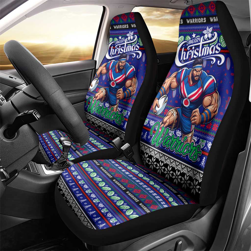 New Zealand Warriors Rugby Xmas Car Seat Cover Australia NRL Mascot - Vibe Hoodie Shop