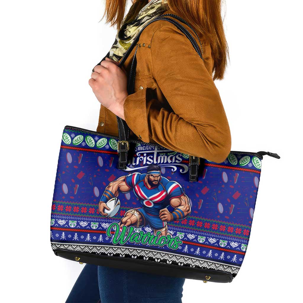 New Zealand Warriors Rugby Xmas Leather Tote Bag Australia NRL Mascot