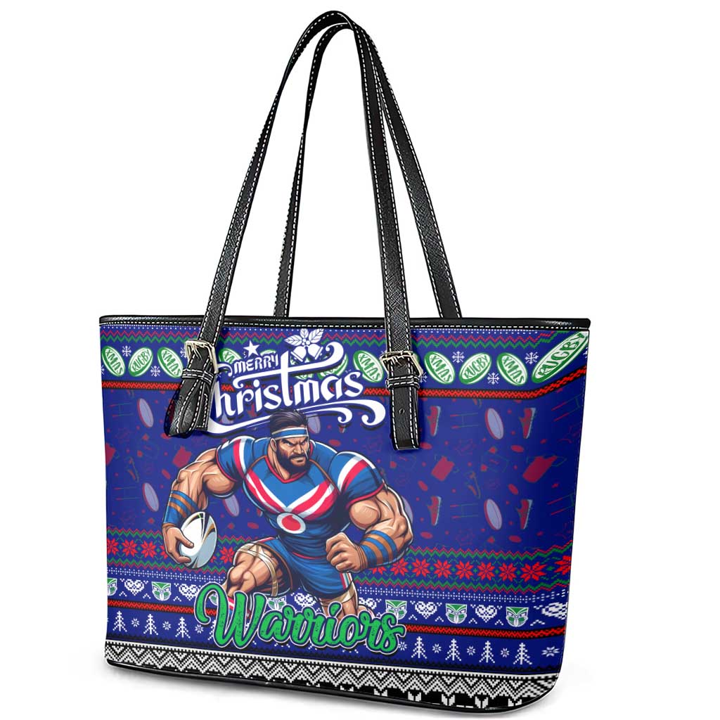 New Zealand Warriors Rugby Xmas Leather Tote Bag Australia NRL Mascot