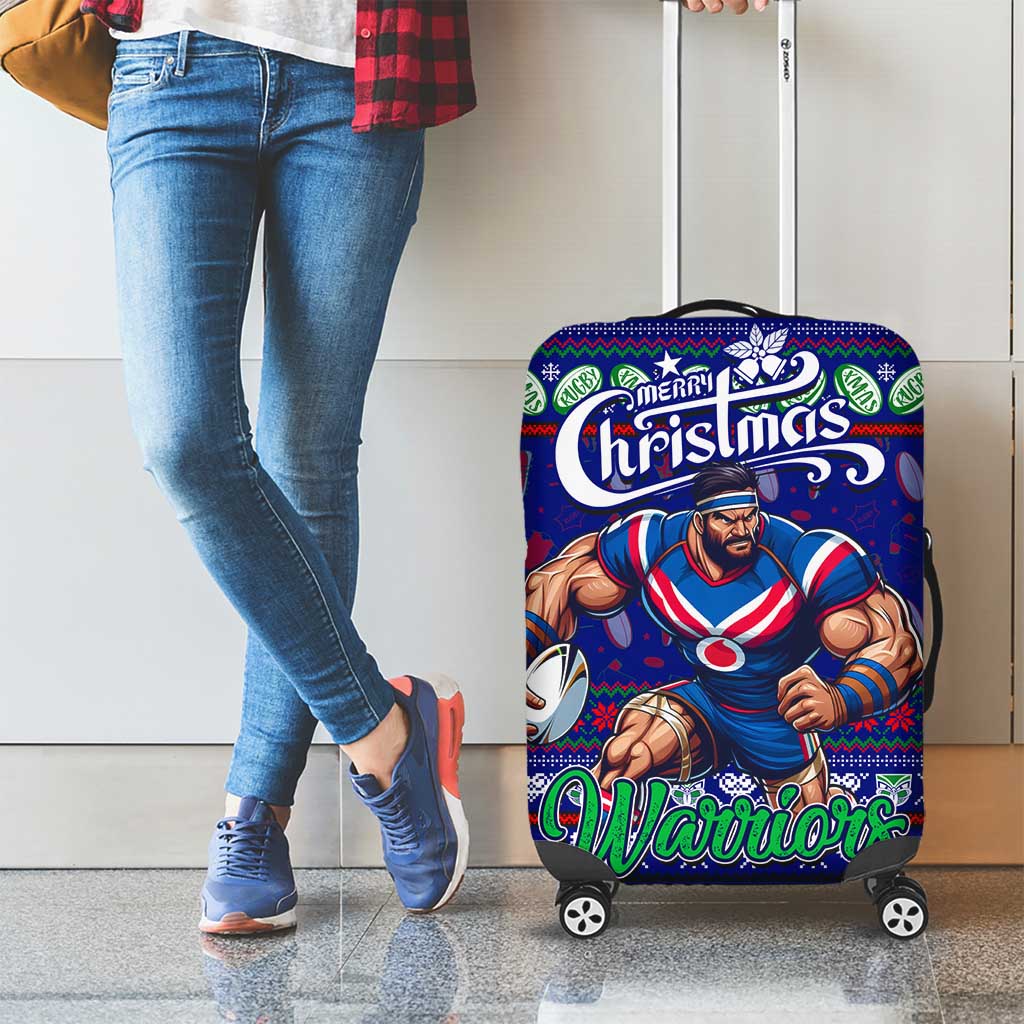 New Zealand Warriors Rugby Xmas Luggage Cover Australia NRL Mascot - Vibe Hoodie Shop