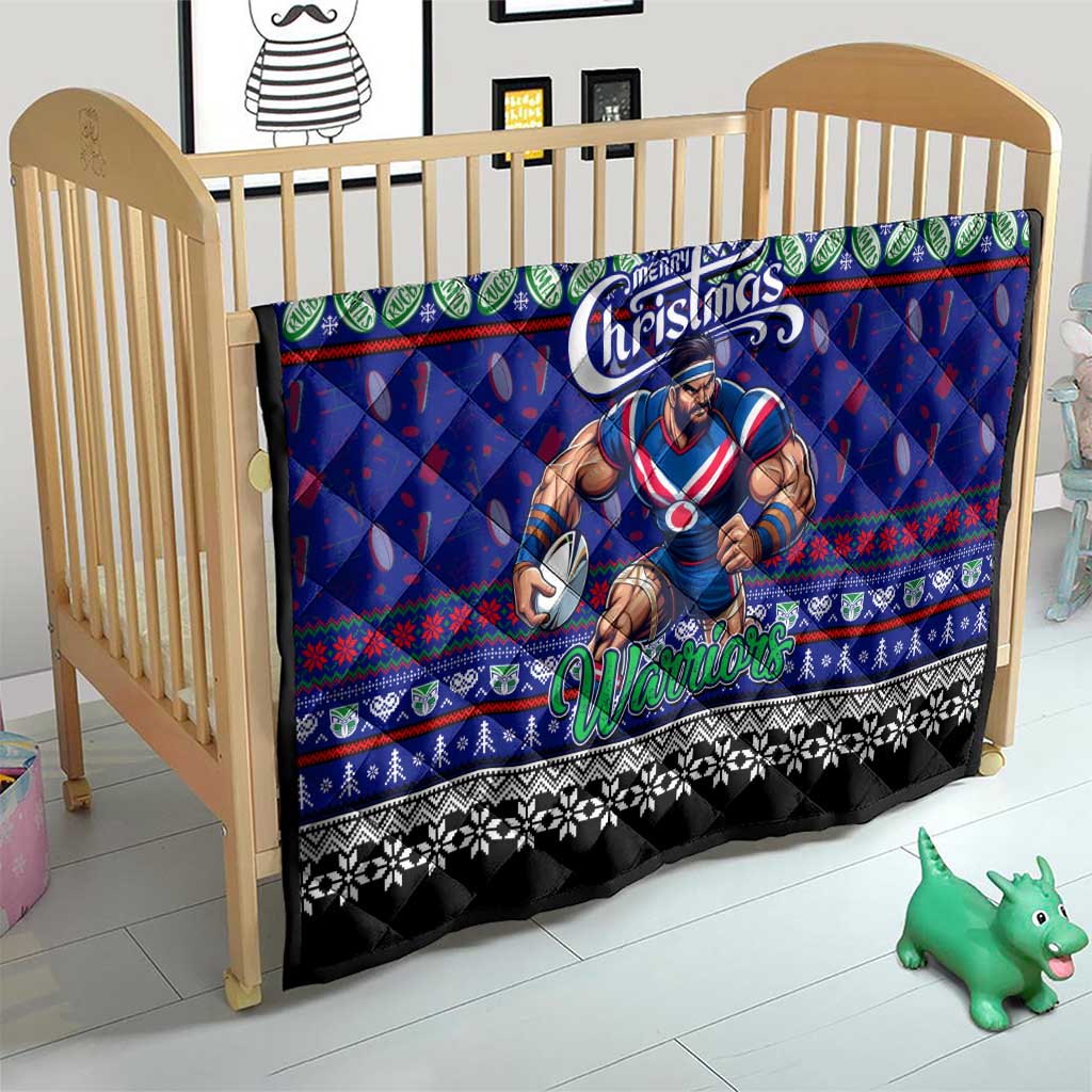 New Zealand Warriors Rugby Xmas Quilt Australia NRL Mascot - Vibe Hoodie Shop