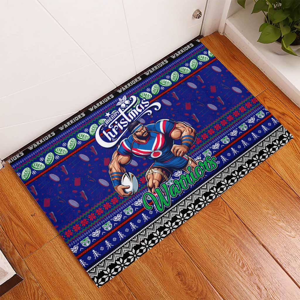 New Zealand Warriors Rugby Xmas Rubber Doormat Australia NRL Mascot