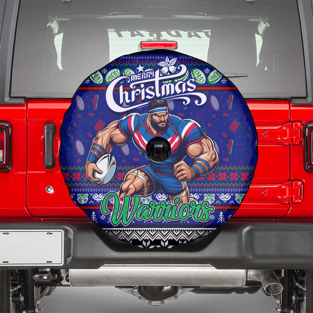 New Zealand Warriors Rugby Xmas Spare Tire Cover Australia NRL Mascot - Vibe Hoodie Shop