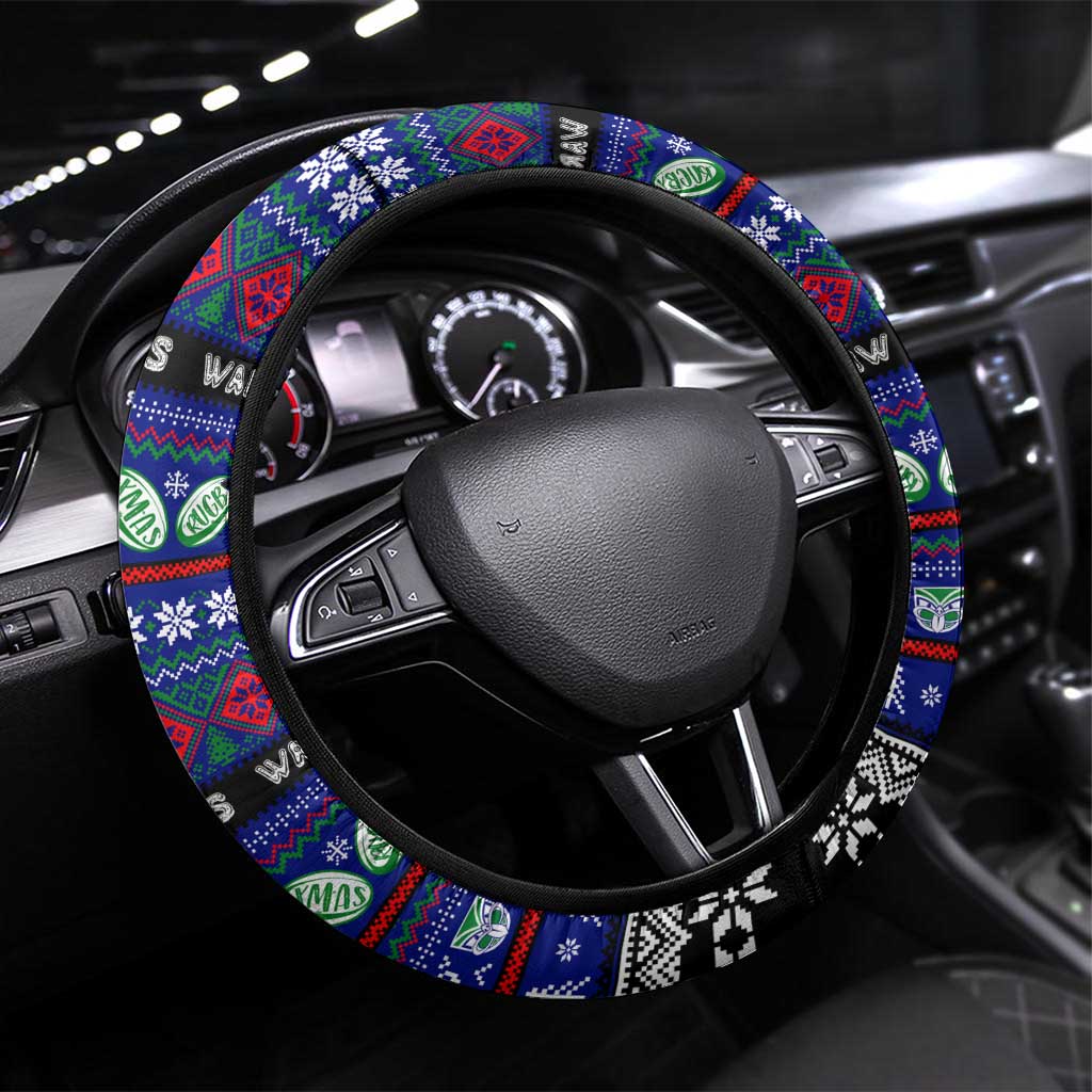 New Zealand Warriors Rugby Xmas Steering Wheel Cover Australia NRL Mascot